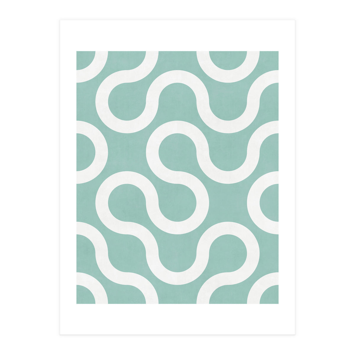 My Favorite Geometric Patterns No.34 - Light Blue (Print Only)