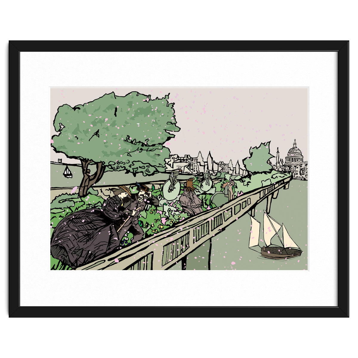 A Windy Day On The Garden Bridge