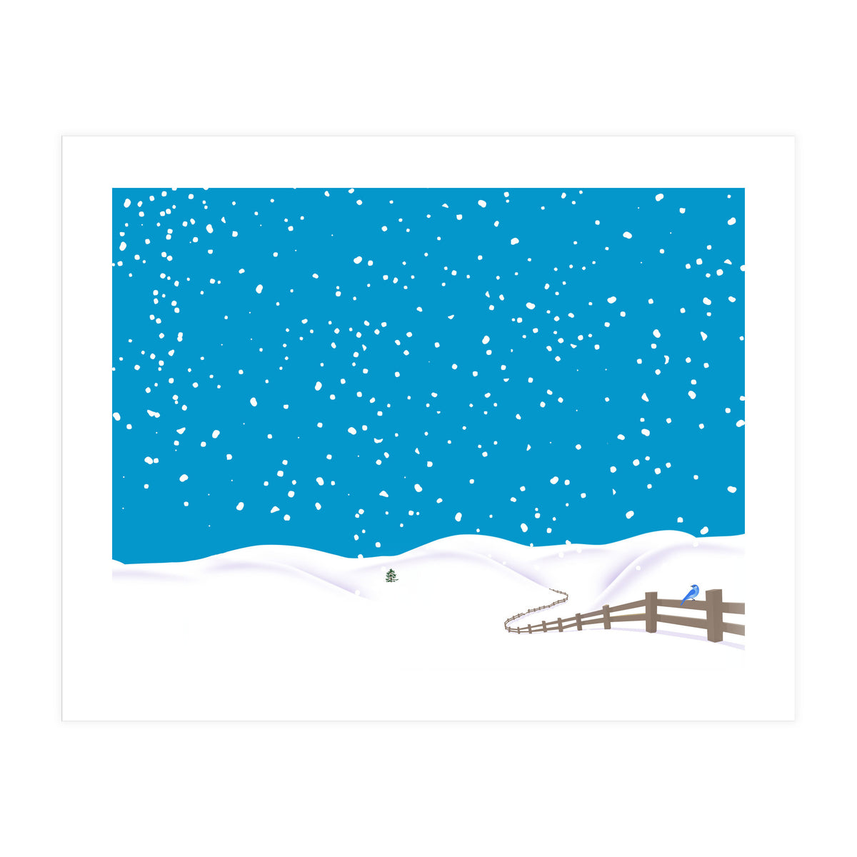 Country Snow (Print Only)