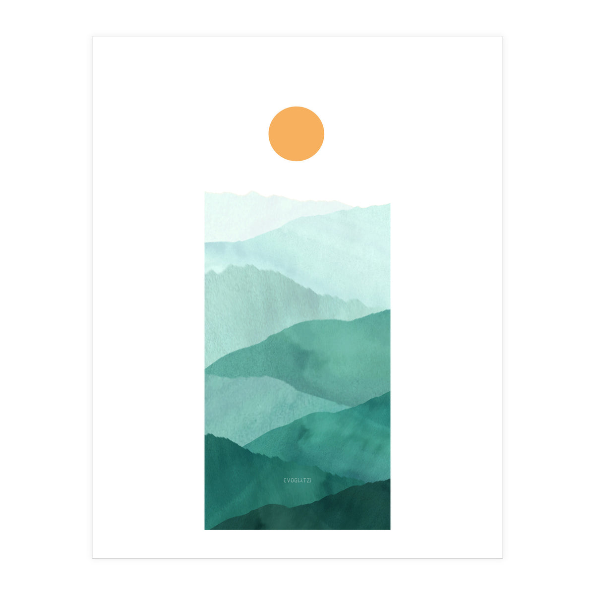 Waves of a sunset (Print Only)