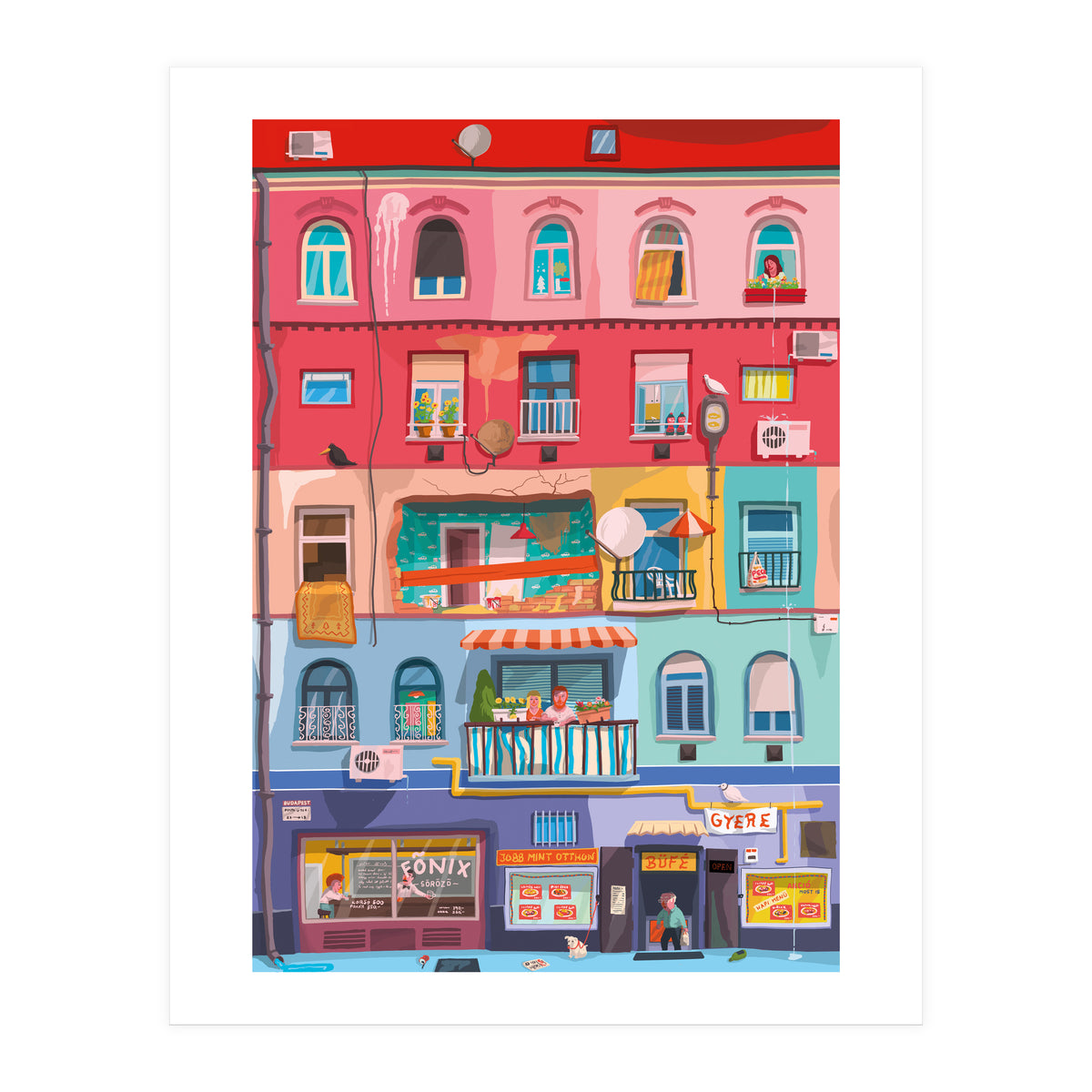 Frontage Budapest (Print Only)