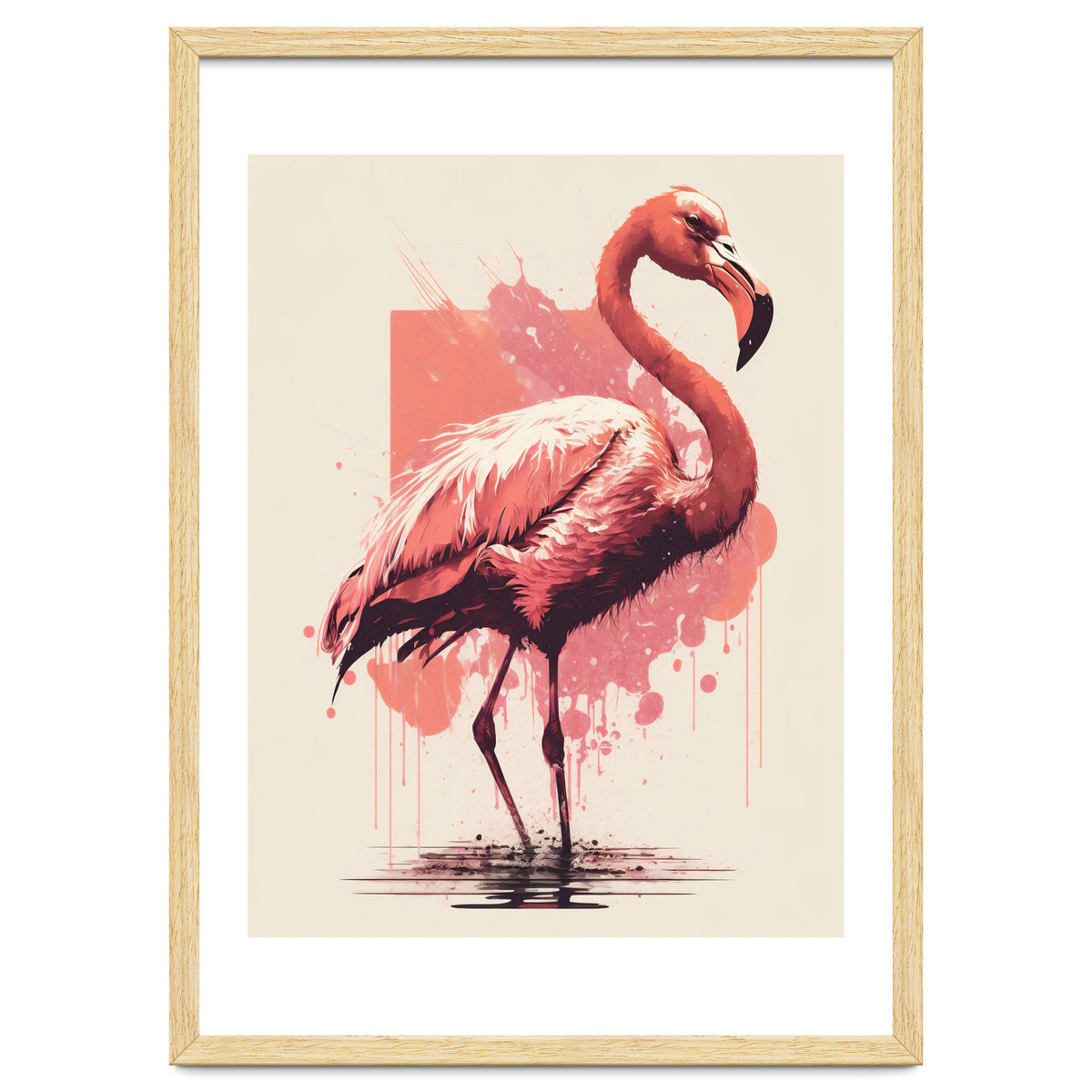 Flamingo Painting