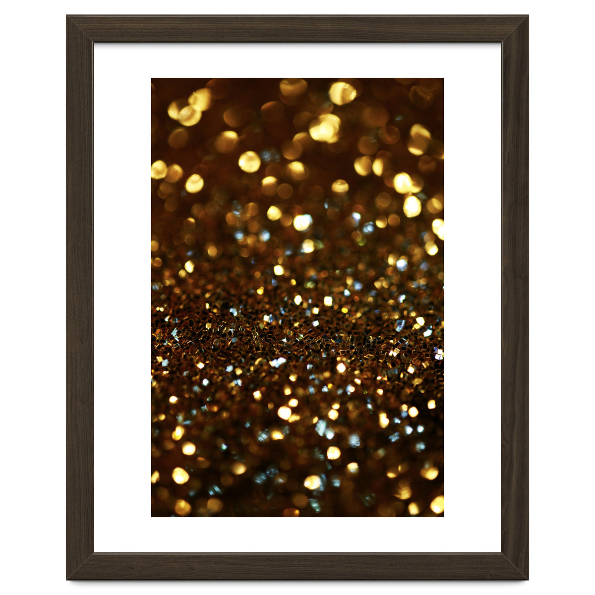 Golden glitter