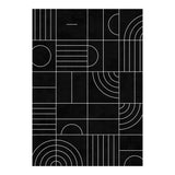 My Favorite Geometric Patterns No.27 - Black (Print Only) thumbnail