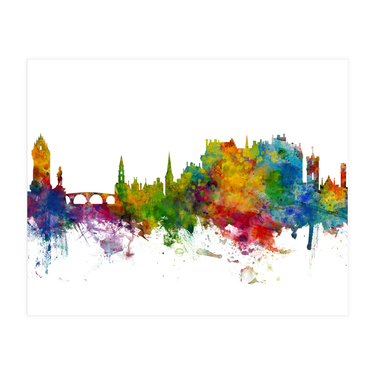 Stirling Scotland Skyline (Print Only)