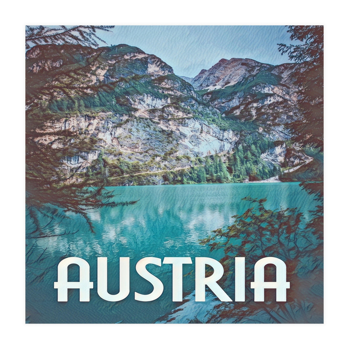 Paradise inside Austria. (Print Only)