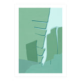 Abstract Banana Leaves One - Greener Eden (Print Only) thumbnail