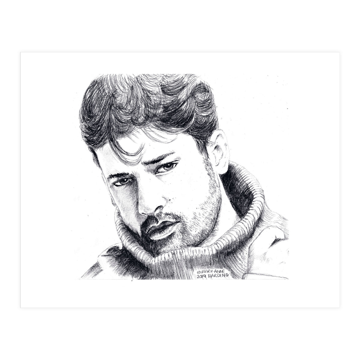 Alp Navruz -Turkish Actor (Print Only)