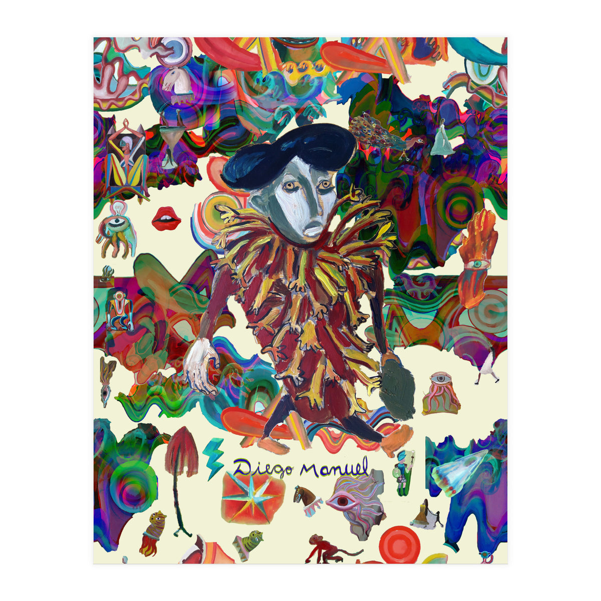 Graffitis 2021 Tapiz 48 B (Print Only)