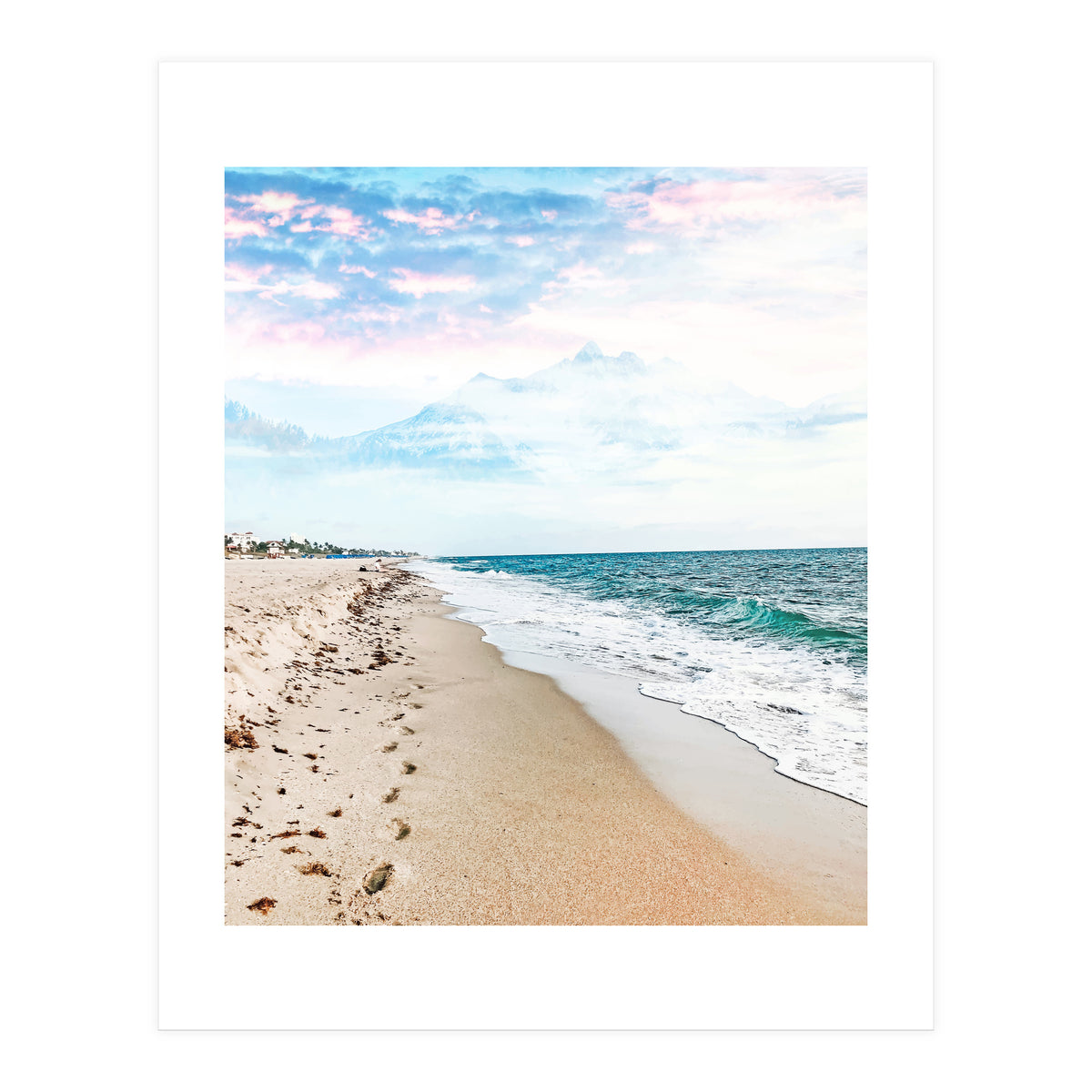 A Walk On The Beach (Print Only)