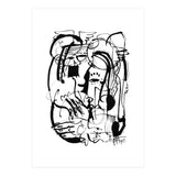Two Shy Angels - b&w (Print Only) thumbnail