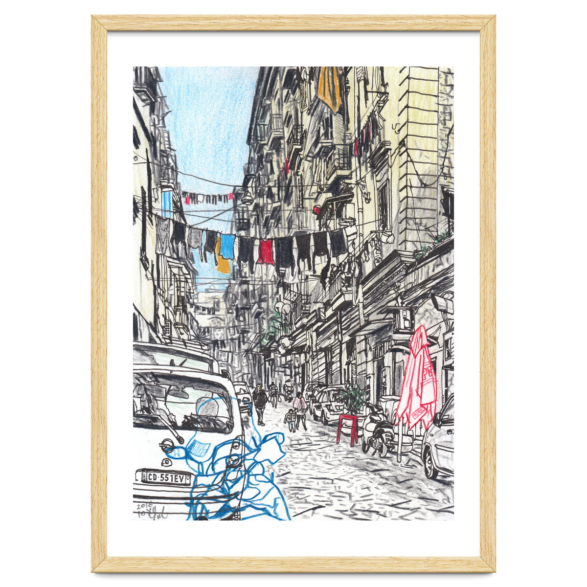 Drying Laundry In Napoli