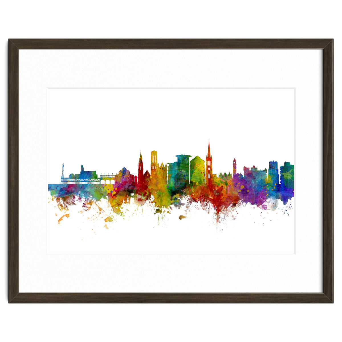 Bournemouth England Skyline