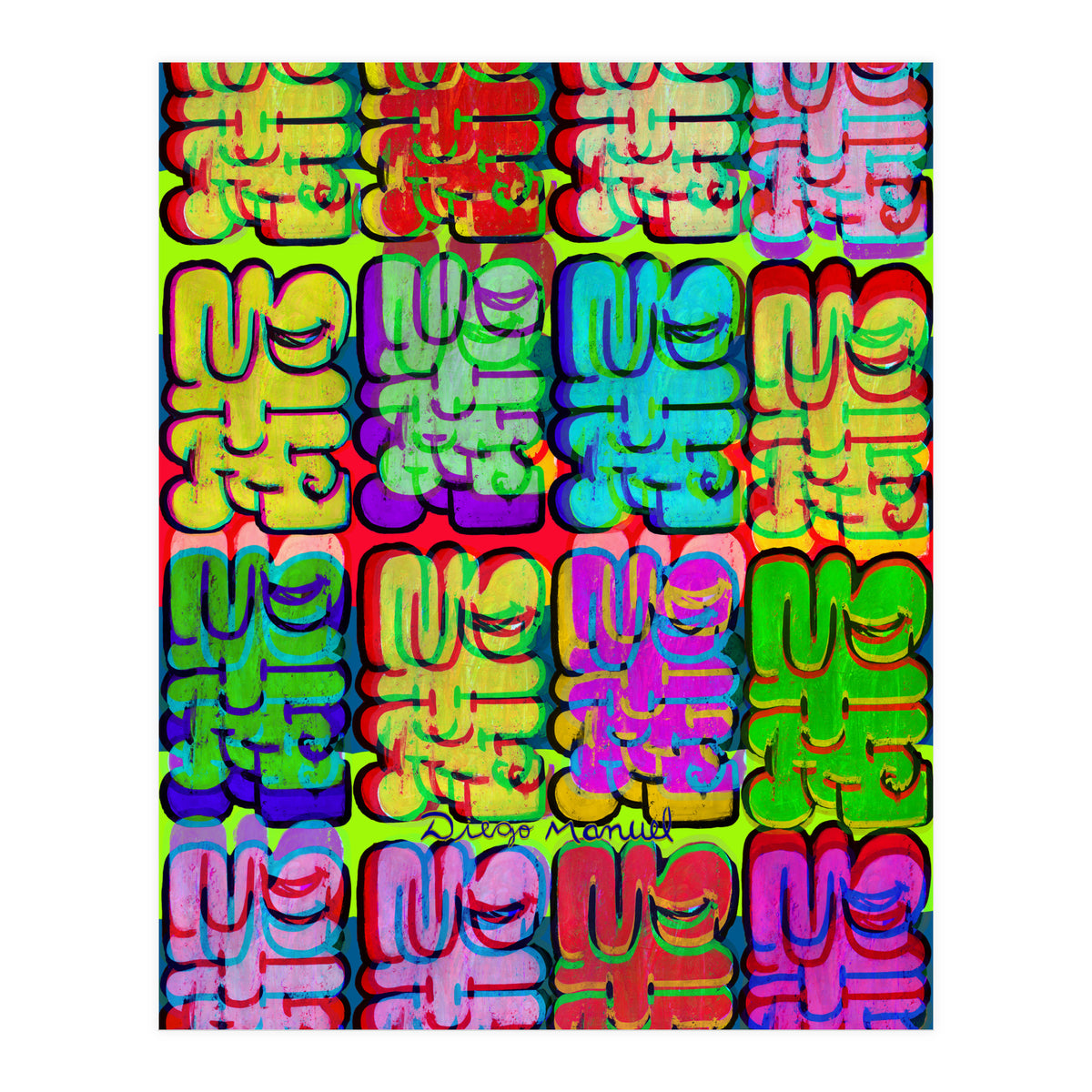 Graffitis 2021 Tapiz 121 (Print Only)