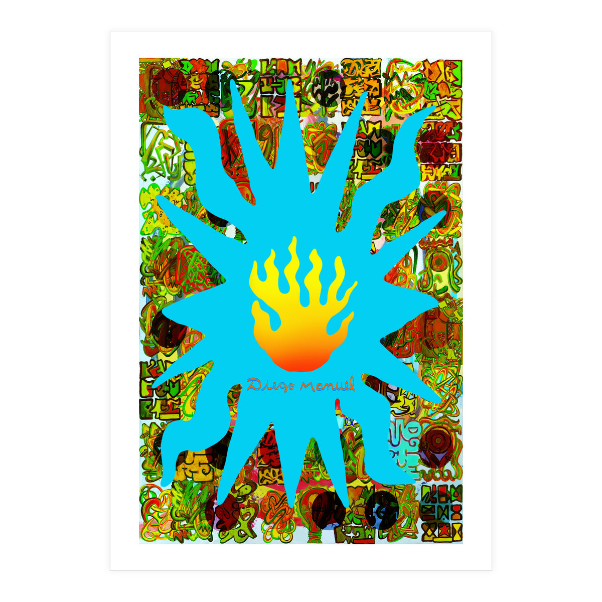 Fuego Y Graffiti 52 (Print Only)