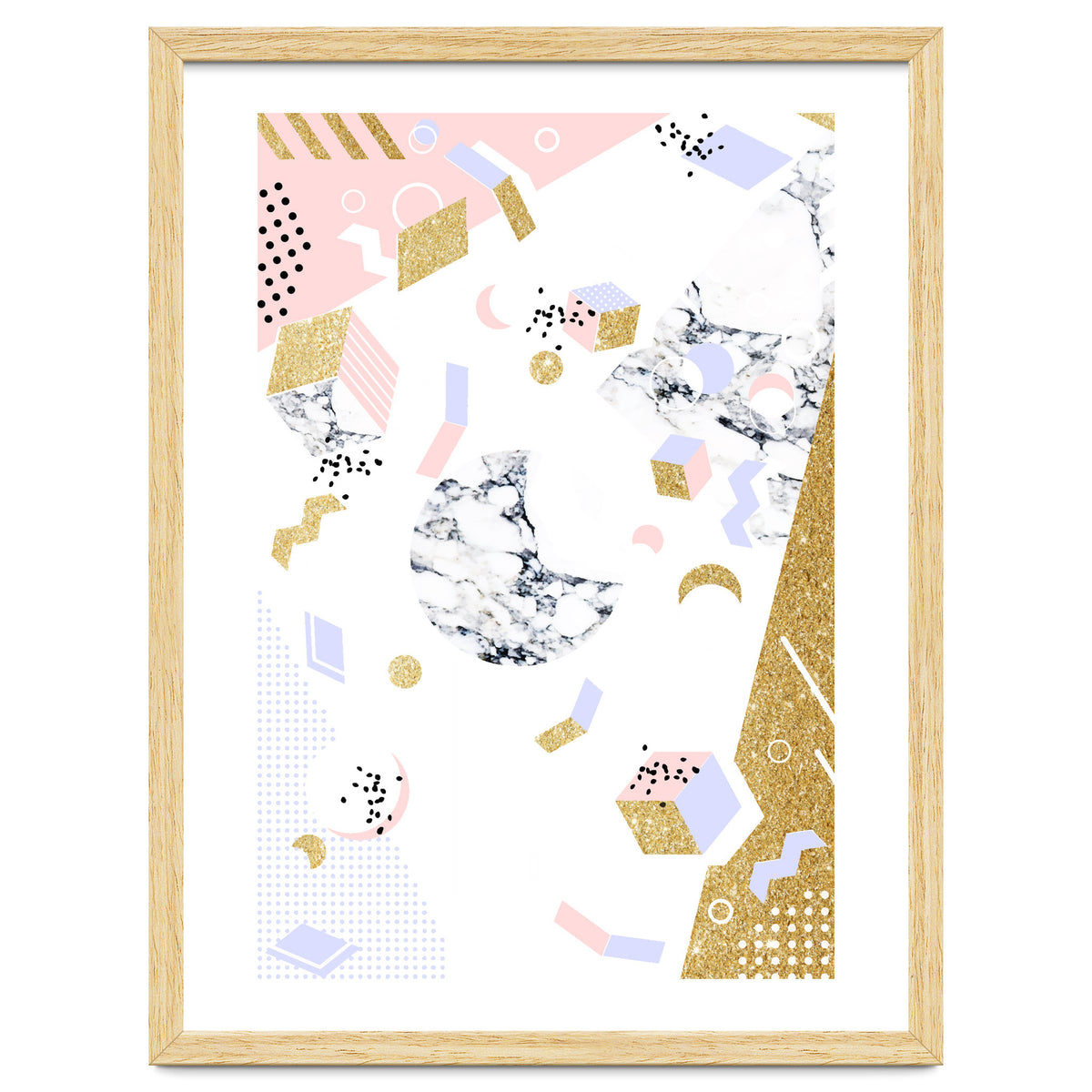 Marble Moon Abstraction