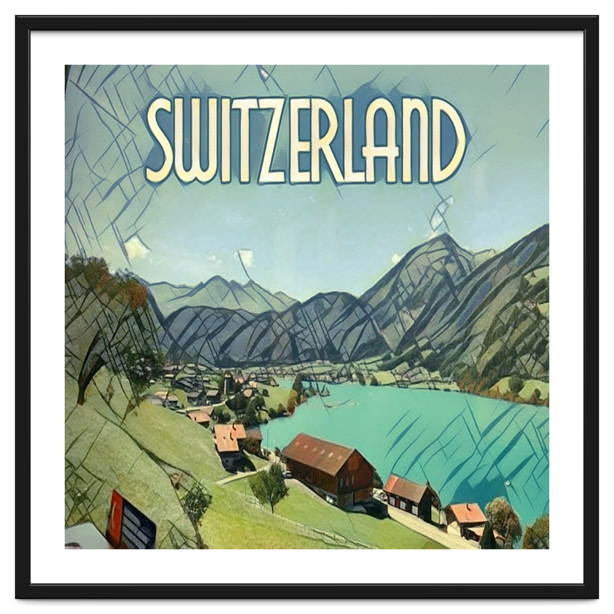 Lake Lungern, Switzerland.