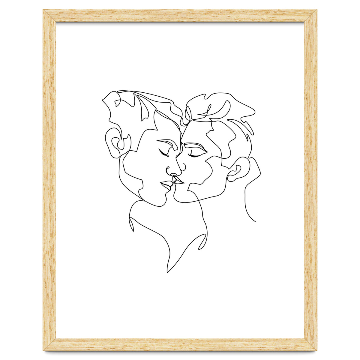 gay love line art