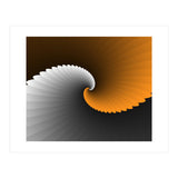 Orange Spiral Wings (Print Only) thumbnail