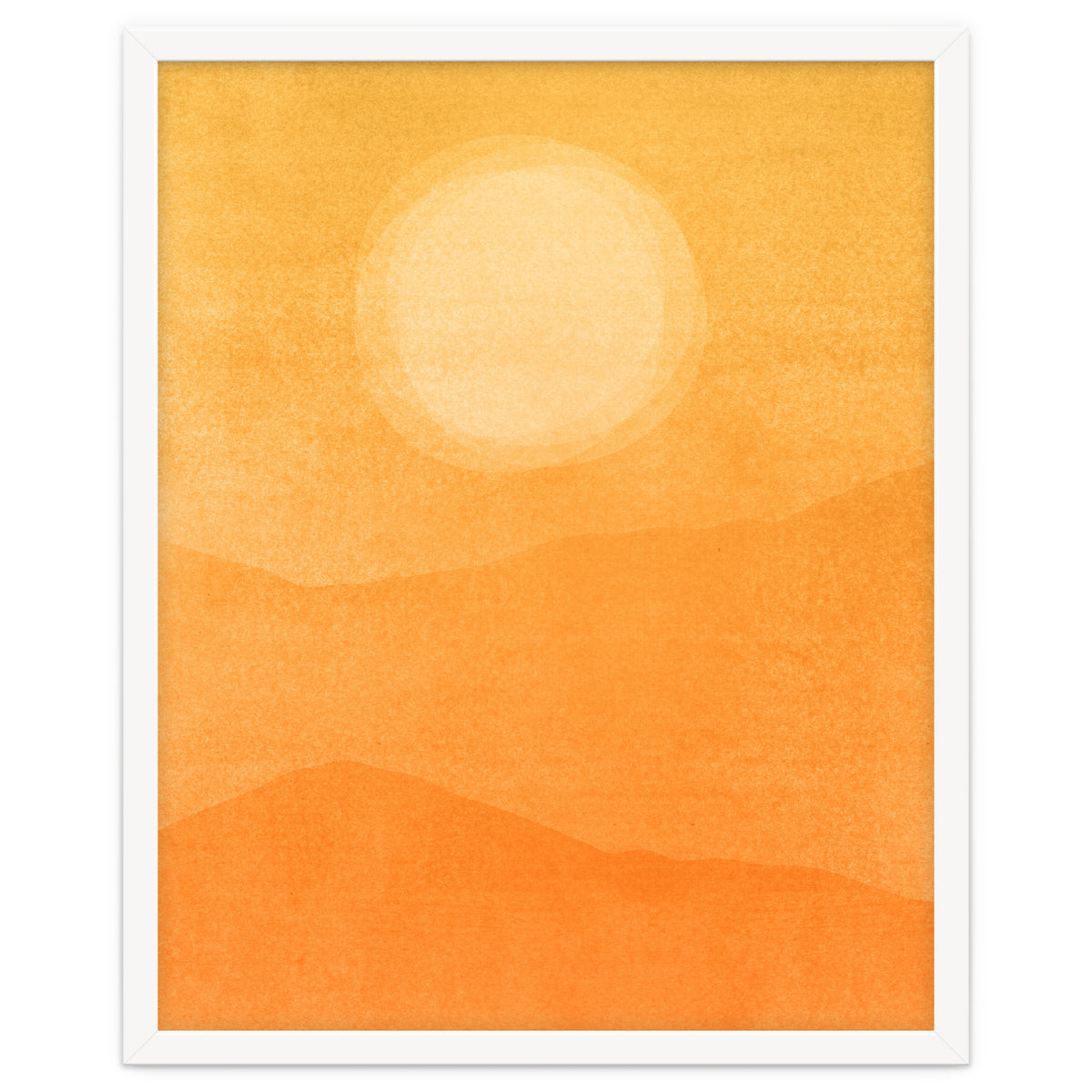 Golden Afternoon Abstract