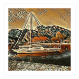 Art boats on Lake Garda, Italia (Print Only) thumbnail