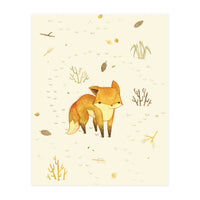 Lonely Winter Fox (Print Only)