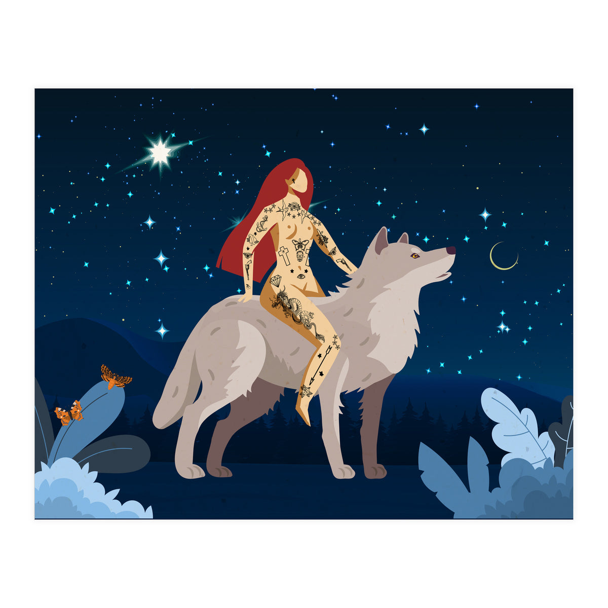 Riding My Werewolf (Print Only)