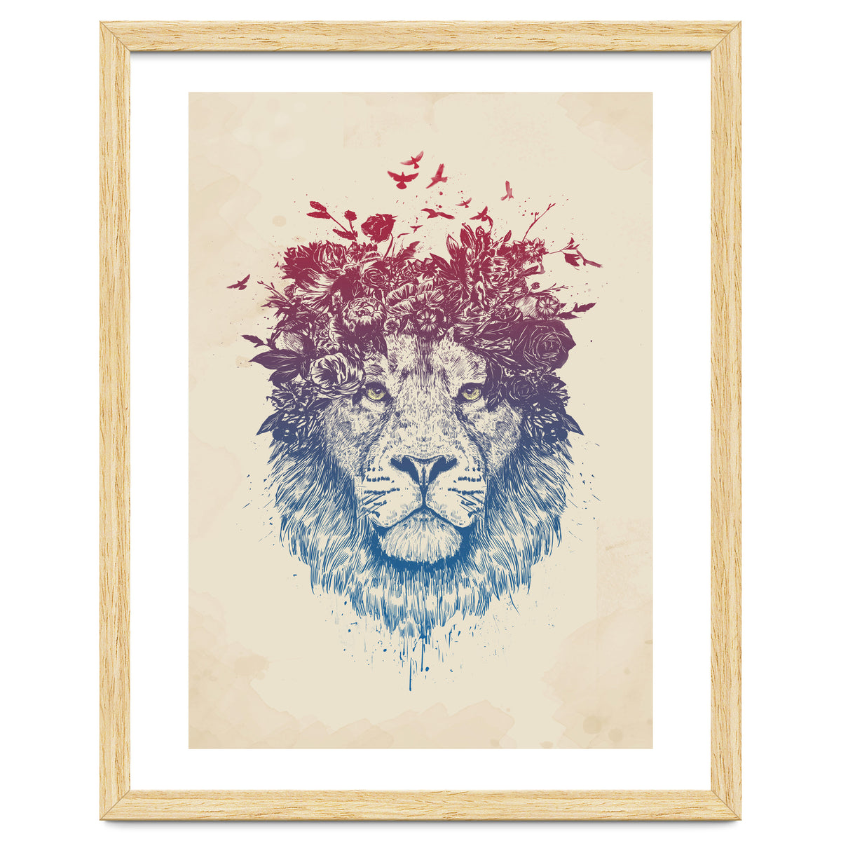Floral Lion III