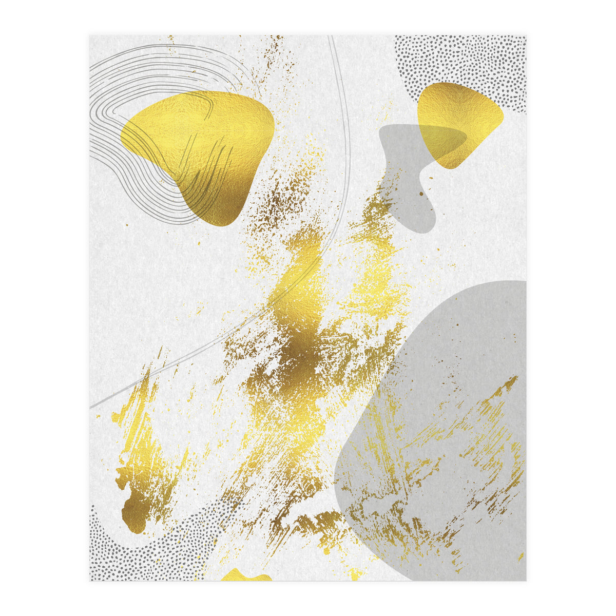 Mid-Century Vintage No. 1 | gold (Print Only)