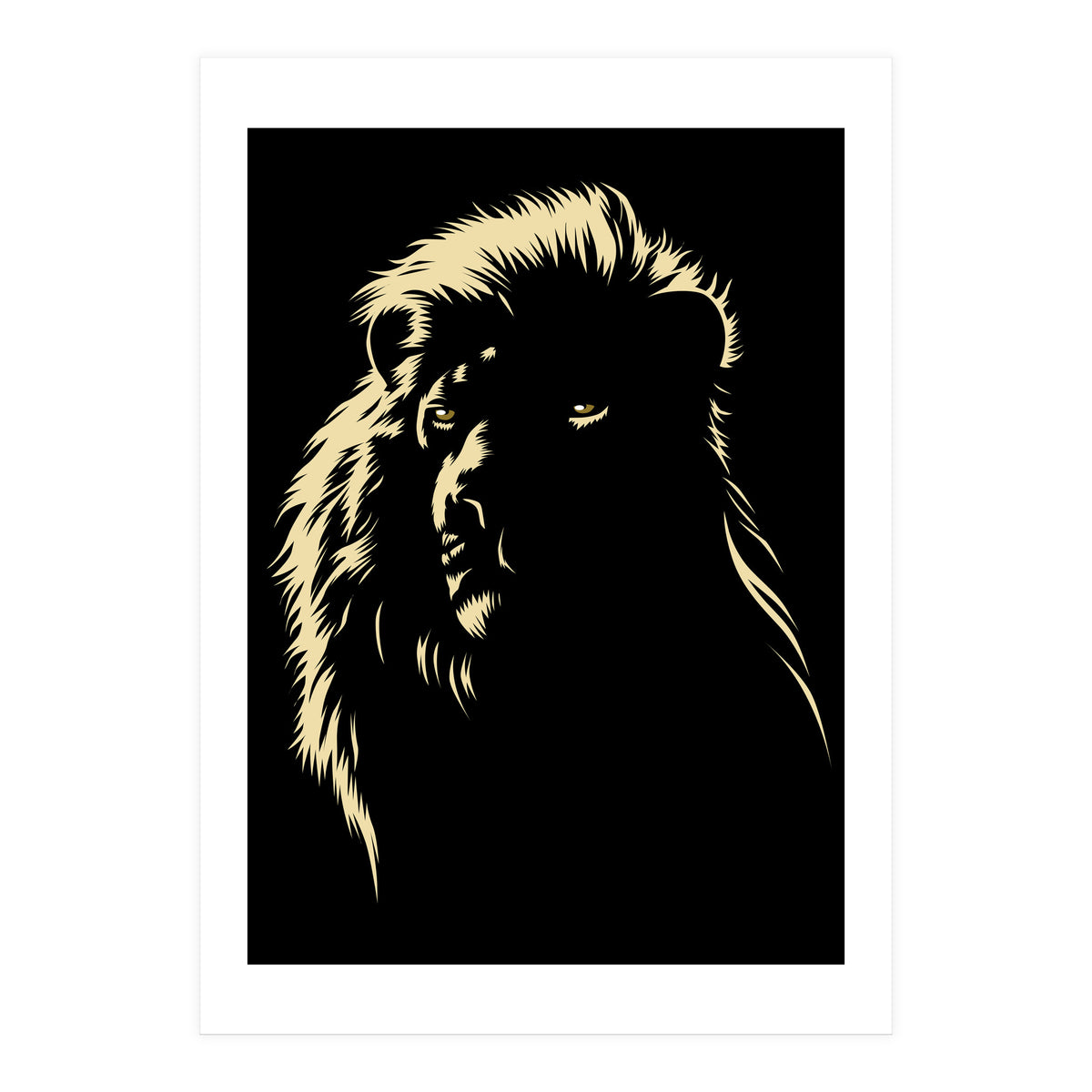 shadow lion (Print Only)
