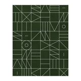 My Favorite Geometric Patterns No.6 - Deep Green (Print Only) thumbnail