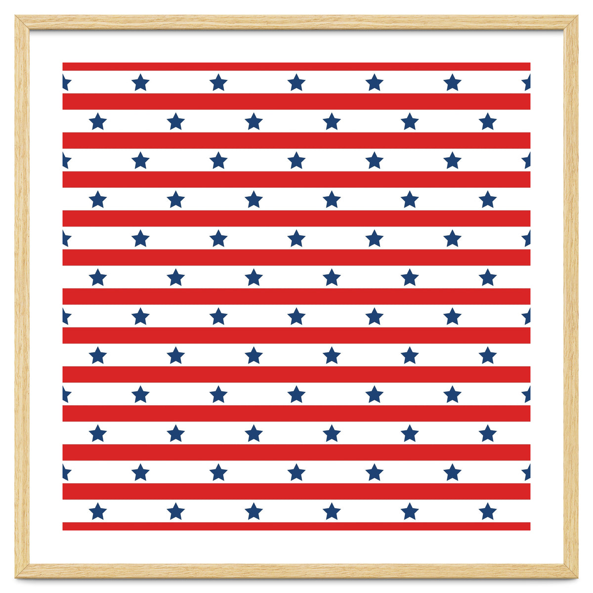 Blue And Red Stripes and stars