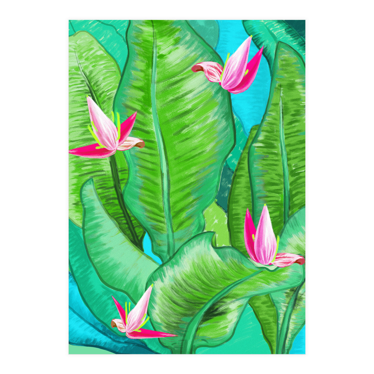 Banana Floral (Print Only)