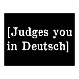 Judges You In Deutsch (Print Only) thumbnail