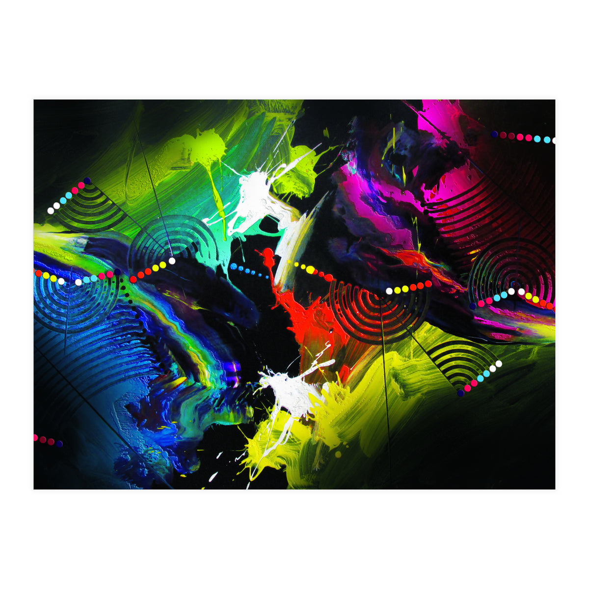 Abstract Art Britto - Qb291 (Print Only)