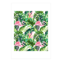 Flamingo Tropical II (Print Only)