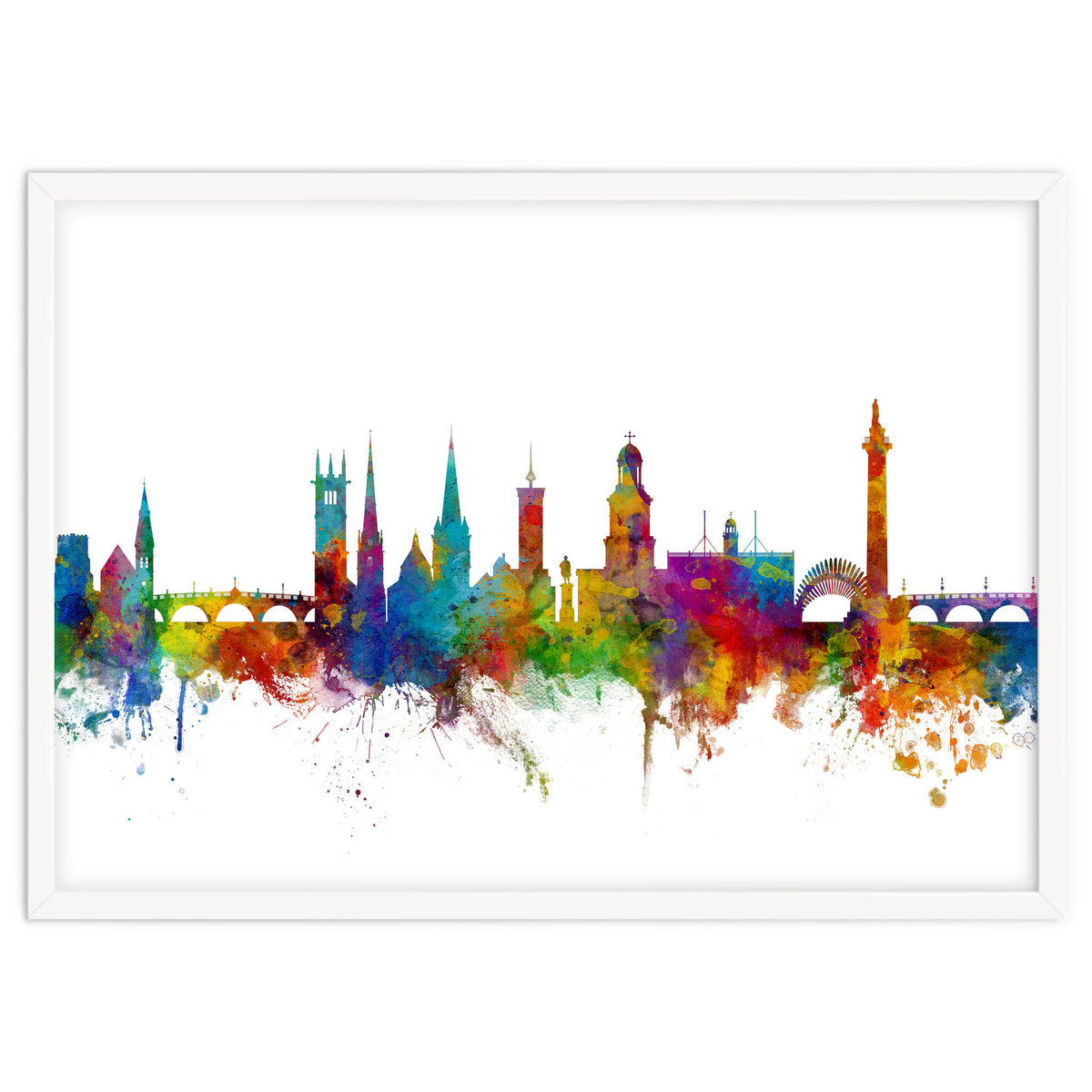 Shrewsbury England Skyline