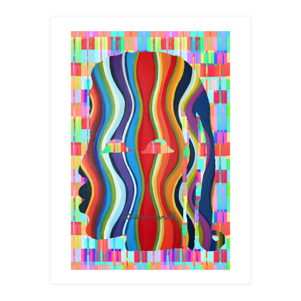 Abstracto Pop Nuevo B Nuevo 10 (Print Only)