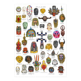 Masks Of The World (Print Only) thumbnail
