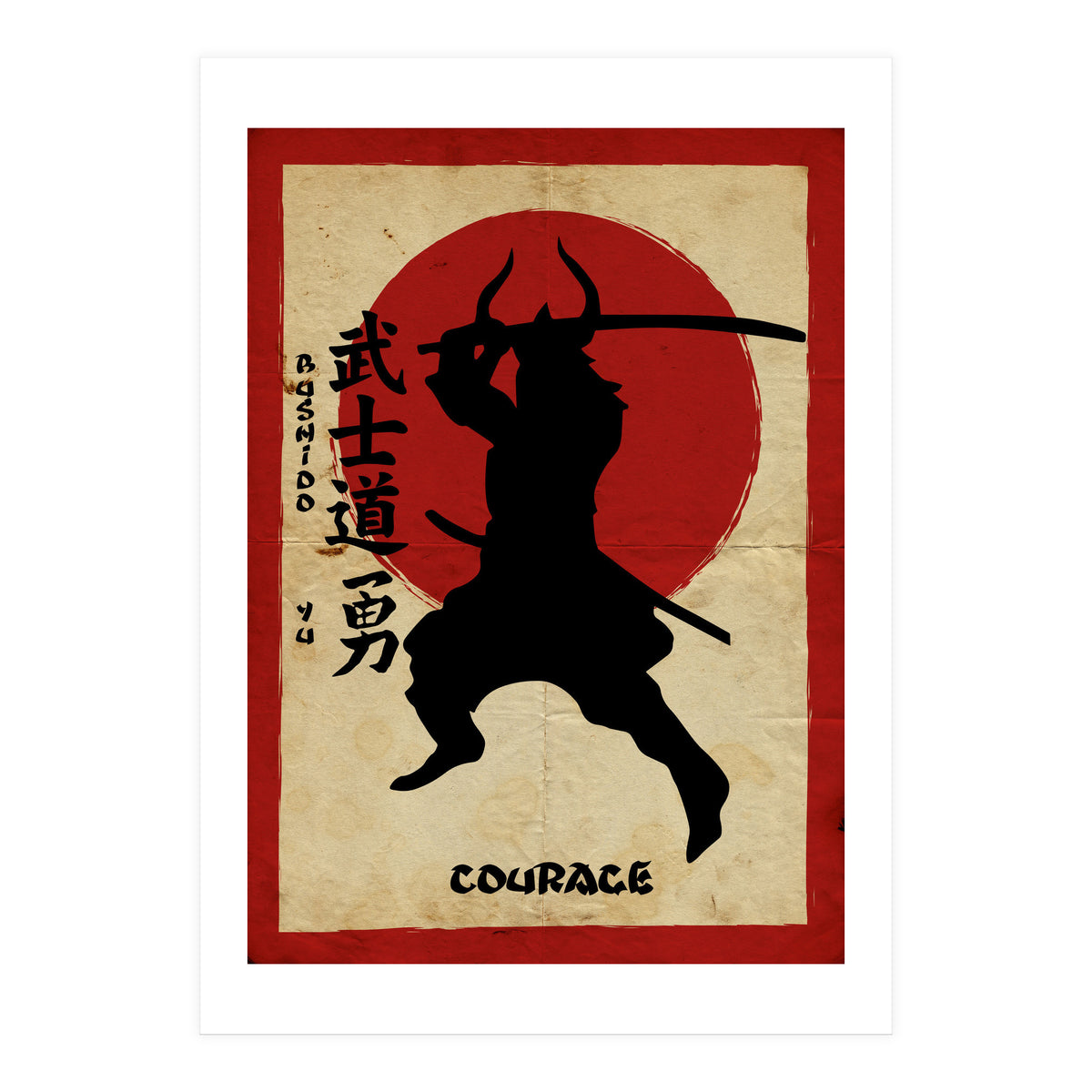 Bushido Courage (Print Only)