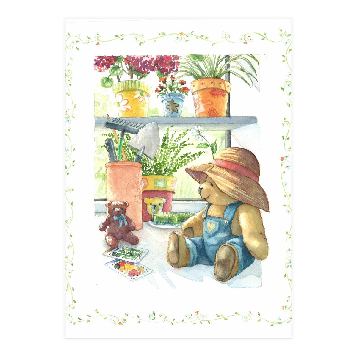 Garden Bear (Print Only)