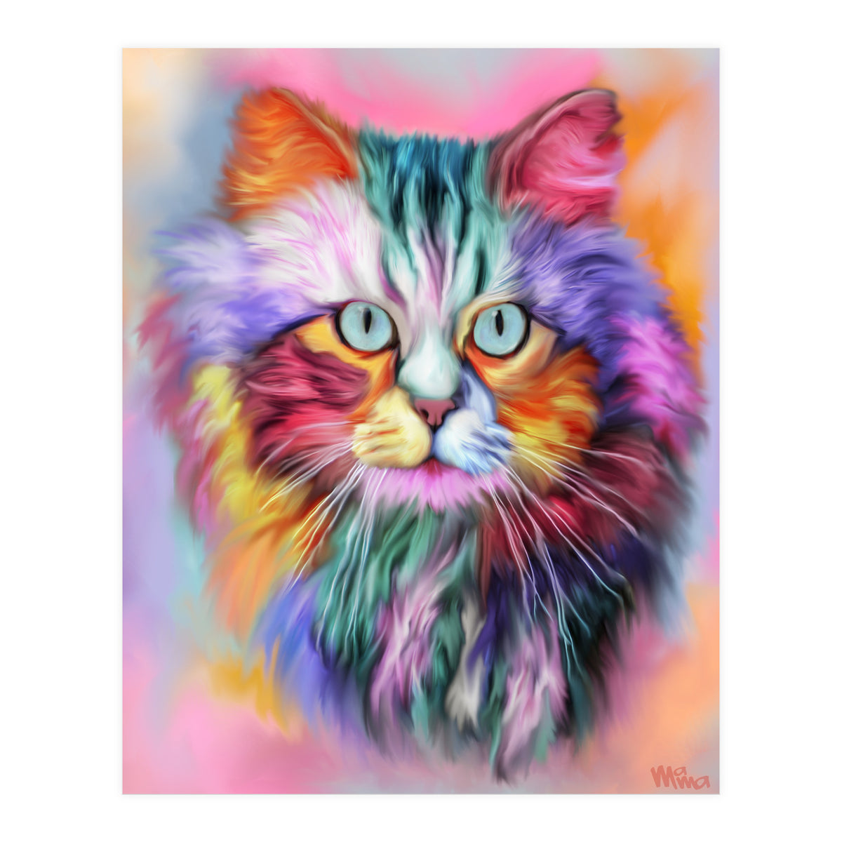 Rainbow Cat (Print Only)