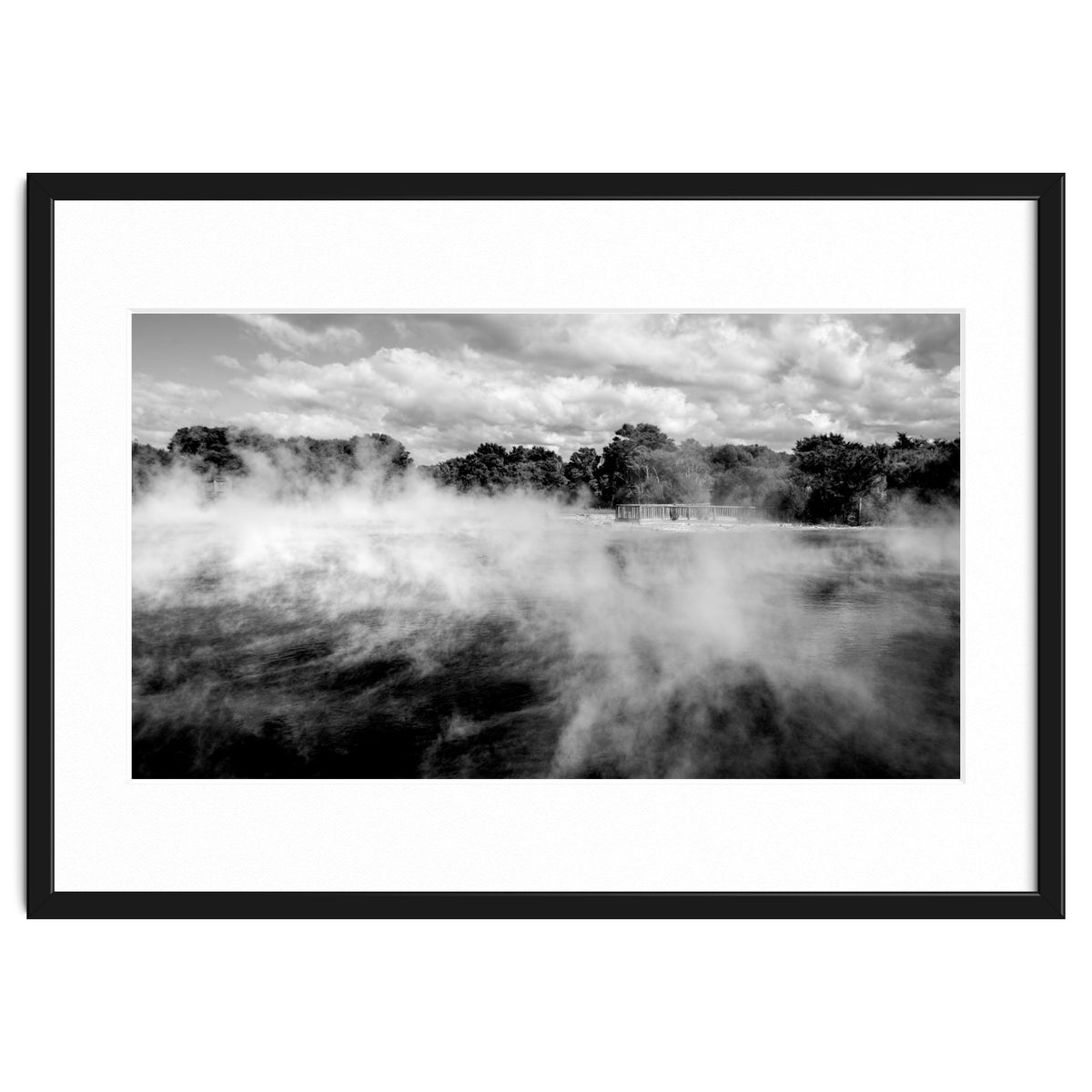 Vapors in Rotorua, New Zealand Art Print