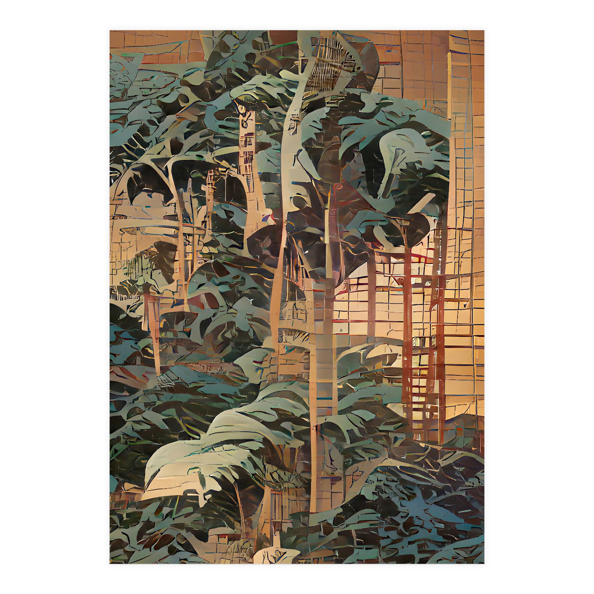 TROPICAL FOREST no4 - UKIYO-e (Print Only)