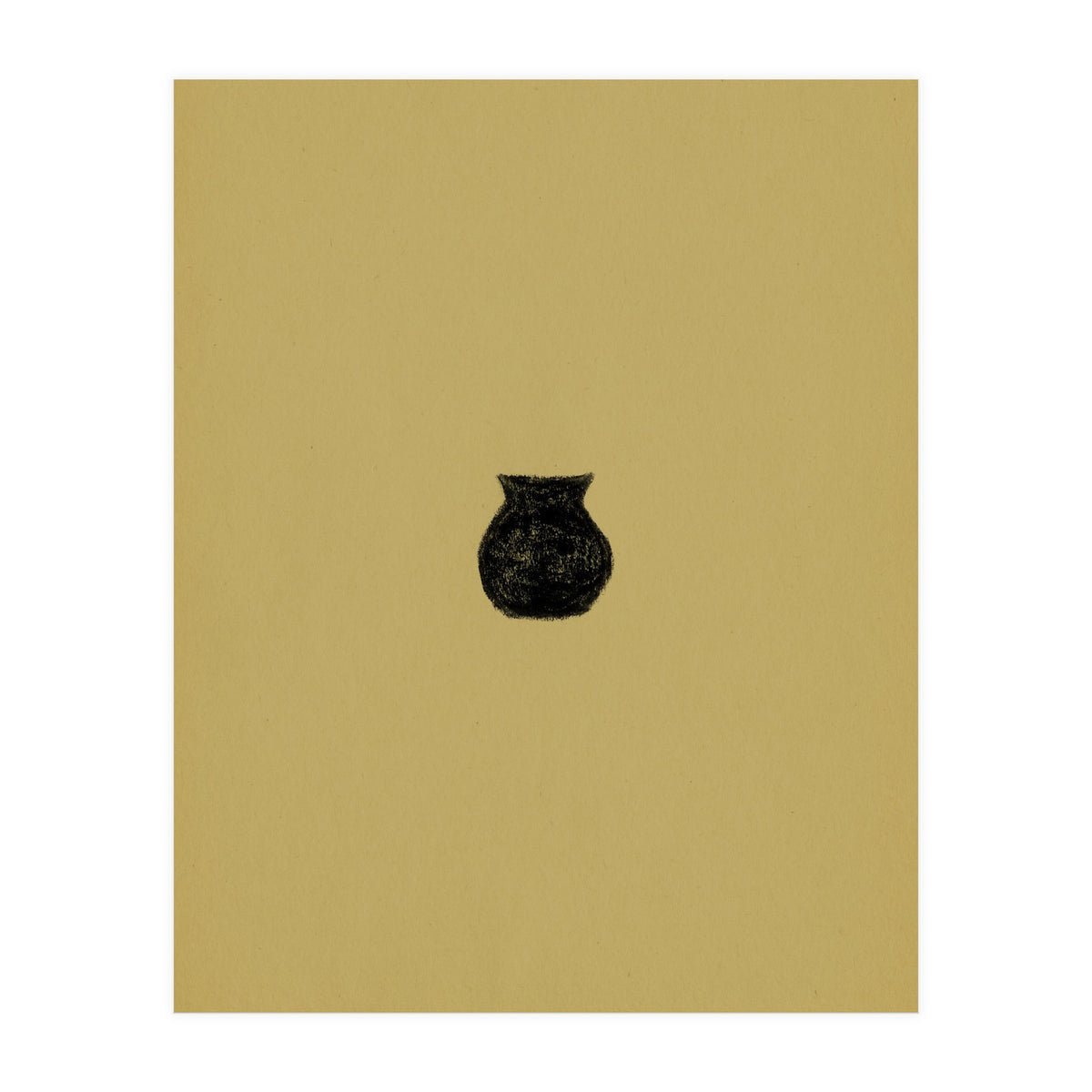 Olive green and black crock (Print Only)