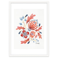 Protea Floral | Coral