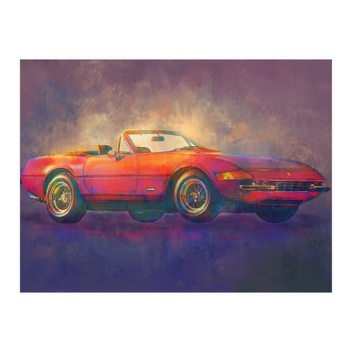 Ferrari 365 GTB 4 Daytona Spyder (Print Only)