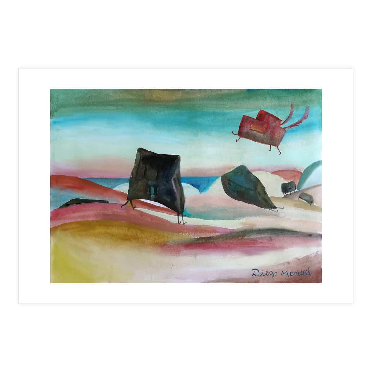 Casitas De Cabo Polonio (Print Only)