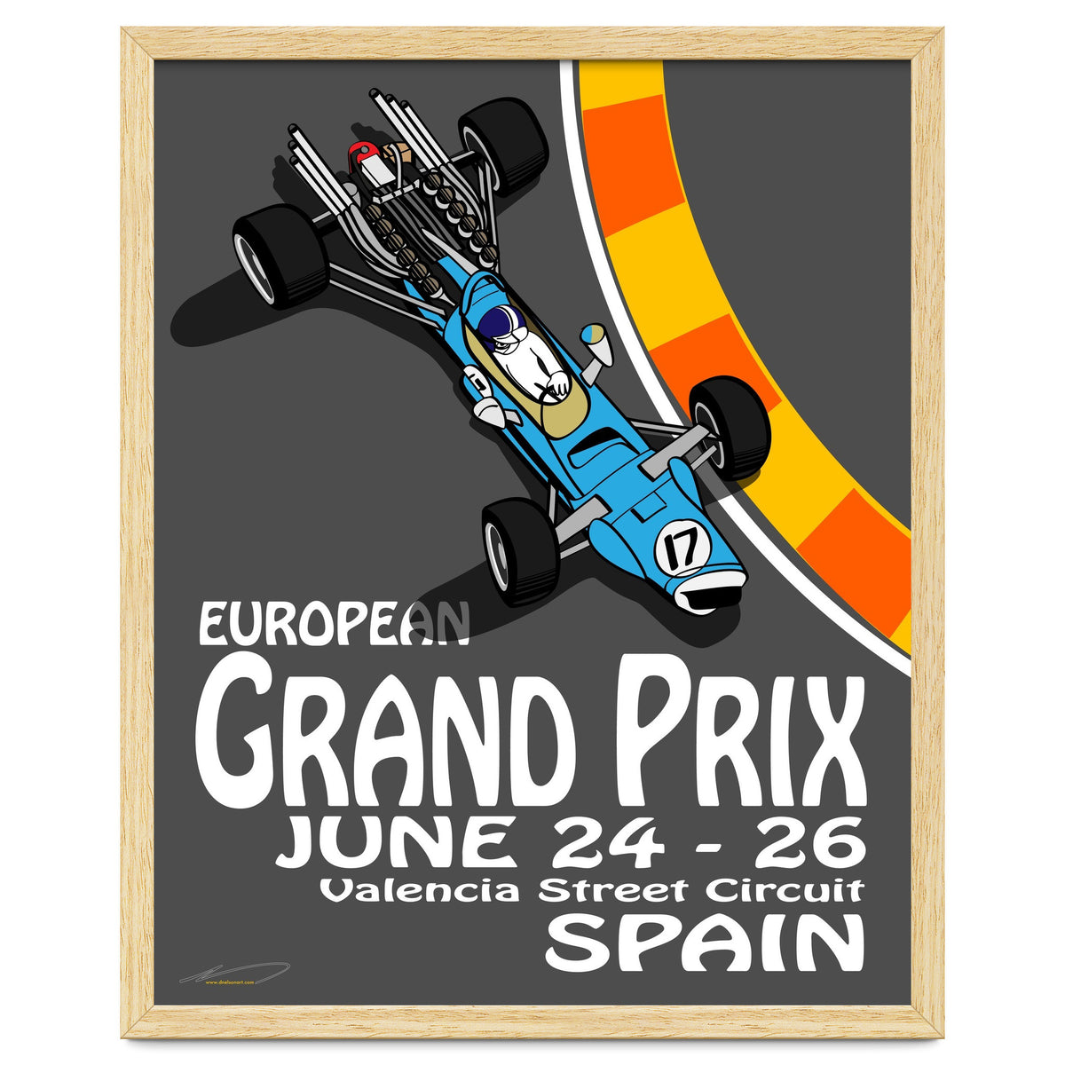 European Grand Prix poster