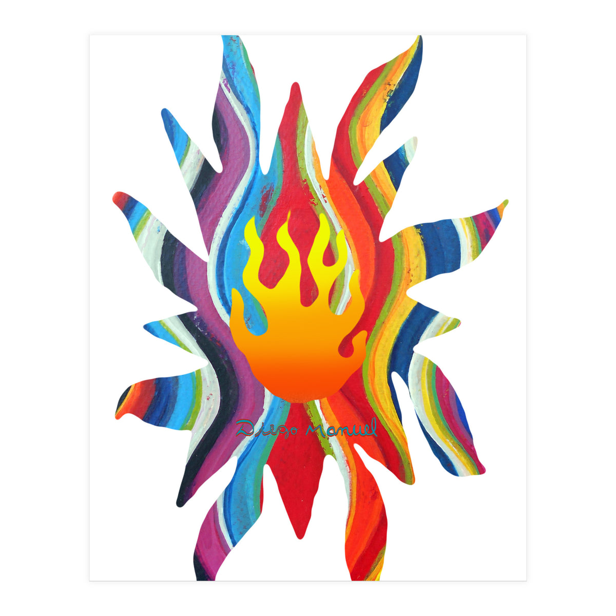 Fuego 24 Copia (Print Only)